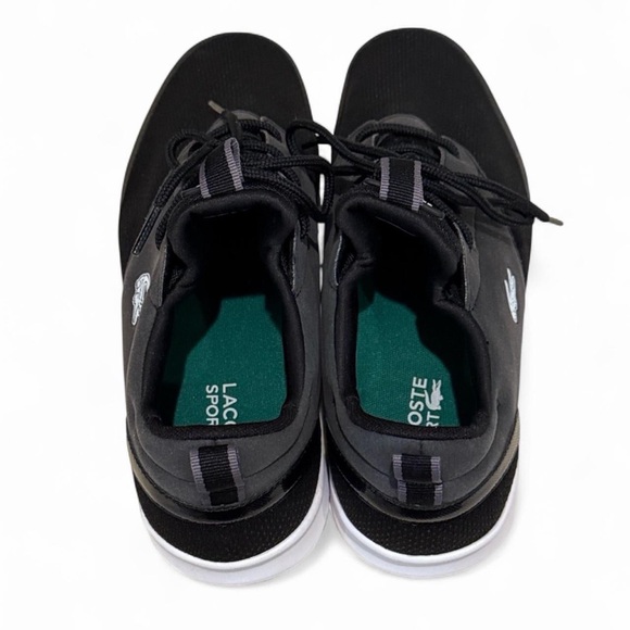 Lacoste Light 2.0 HTB Sneakers Black White Size 9.5 NIB - Picture 8 of 11